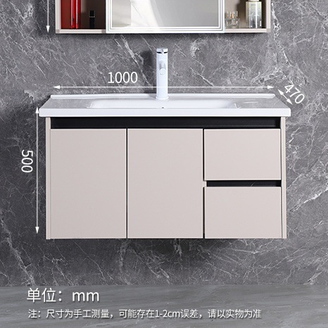 100 gabinetes de cerámica + grifo