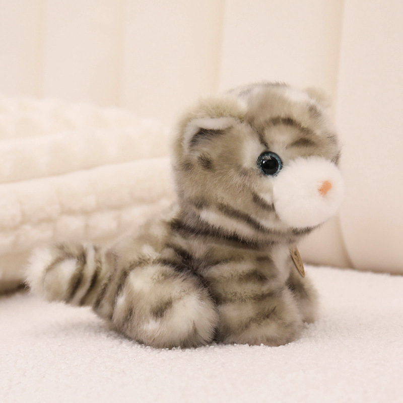 Simulación transfronteriza muñeca gatito dibujos animados sentados muñeca gatito pequeño muñeca agarrar muñeca foto accesorios regalo de cumpleaños image 6