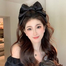 公主顶夹蝴蝶结发夹女2025年新款潮网红气质后脑勺弹簧夹甜美发饰