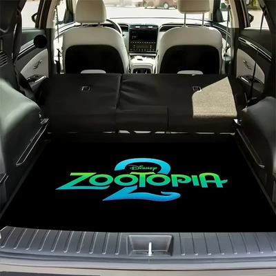 Avtomobil döşəmə paspasları Fox Nick, Stain-Resistant, Wear-Resistant, Easy - zy-zootopia-trunk-mat-8-75100cm-trunk-mat