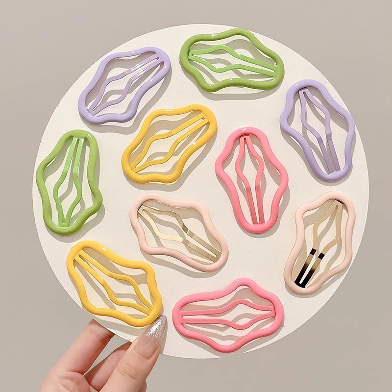 Dopamina para niños nubes rotas clip de cabello mujer cabeza de la parte posterior clip lateral clip de cabello de niña pequeña clip de cabello