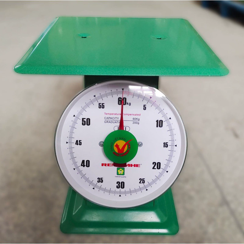 [Поставка производителя] 60 кг Kunrenhe весы Механические пружинные циферблы Железные пластины Небольшие настольные весы Вьетнам Весы Кухня