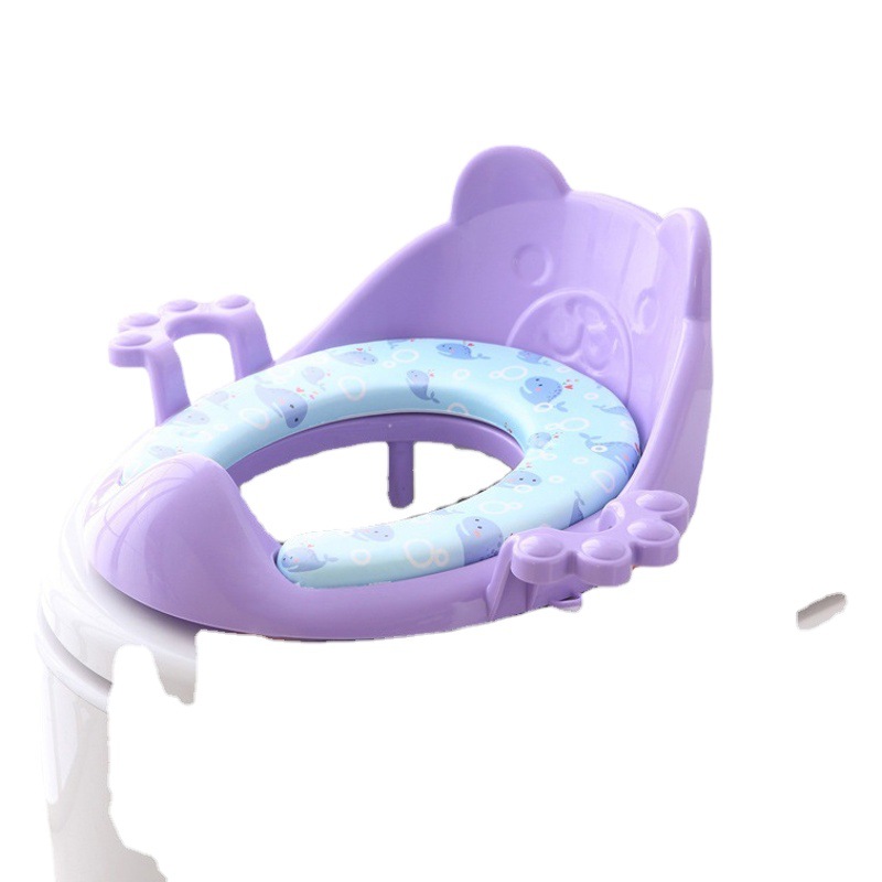 Toilet Seat for Girls, Toddlers, Boys, Cushioned Potty Cover, Baby Potty Seat