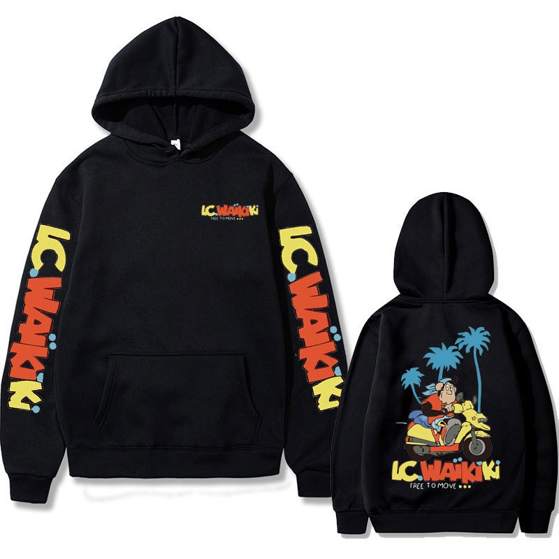 Lc Waikiki Monkey Double-Sided Printed Sweatshirt Men Women Brand Oversized Hoodies Sweatshirts Men's Funny Monkey Lc Waikiki Monkey Double-Sided Printed Sweatshirt Men Women Brand Oversized Hoodies Sweatshirts Men's Funny Monkey
