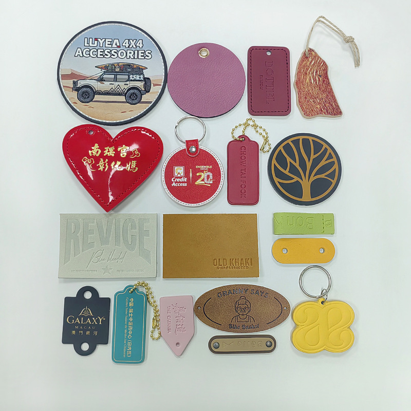 Customized Pu Pendant Luggage Keychain with Logo Printed, Cartoon Embossed, Gold-Stamped Trademark, Round Pendant Keychain Leather Label Customized Pu Pendant Luggage Keychain with Logo Printed, Cartoon Embossed, Gold-Stamped Trademark, Round Pendant Keychain Leather Label