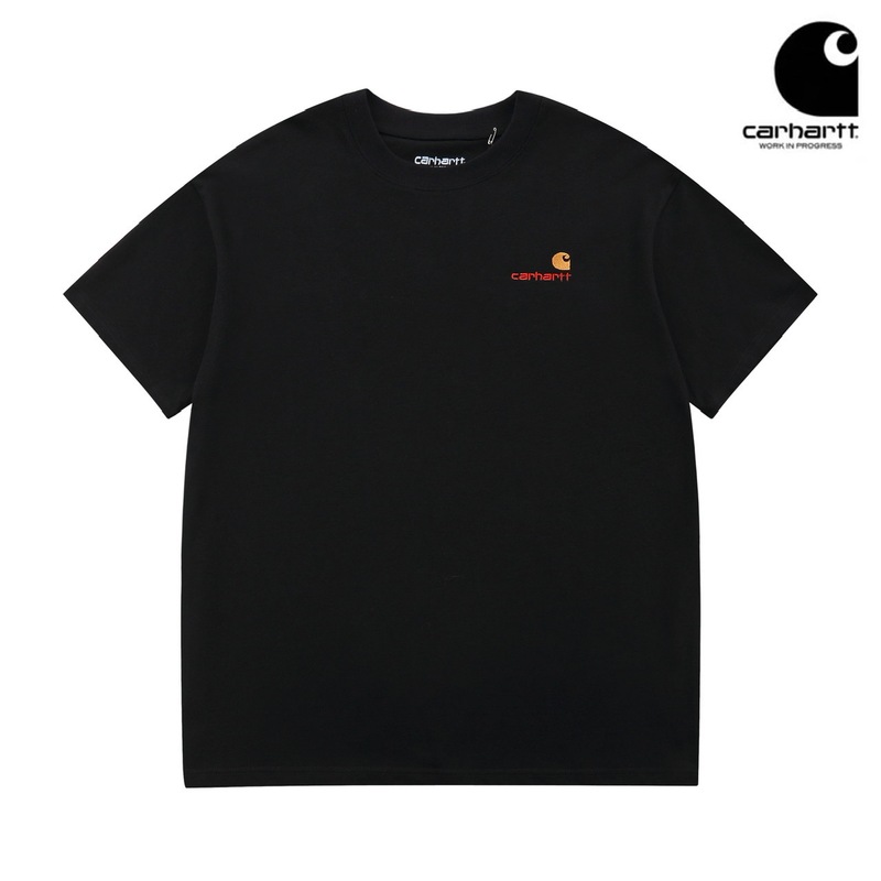 Carharttカハートk87小標純色工装ポケット半袖男女潮牌ゆるい丸首カップルtシャツ|undefined