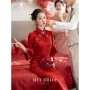 修身订婚结婚新娘敬酒服