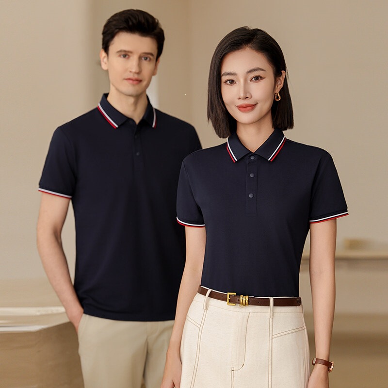 Hm302 High-End Cotton Workwear, Sweat-Absorbent and Breathable, Custom Logo Factory Uniform, Short-Sleeved Summer Corporate Workwear Hm302 High-End Cotton Workwear, Sweat-Absorbent and Breathable, Custom Logo Factory Uniform, Short-Sleeved Summer Corporate Workwear