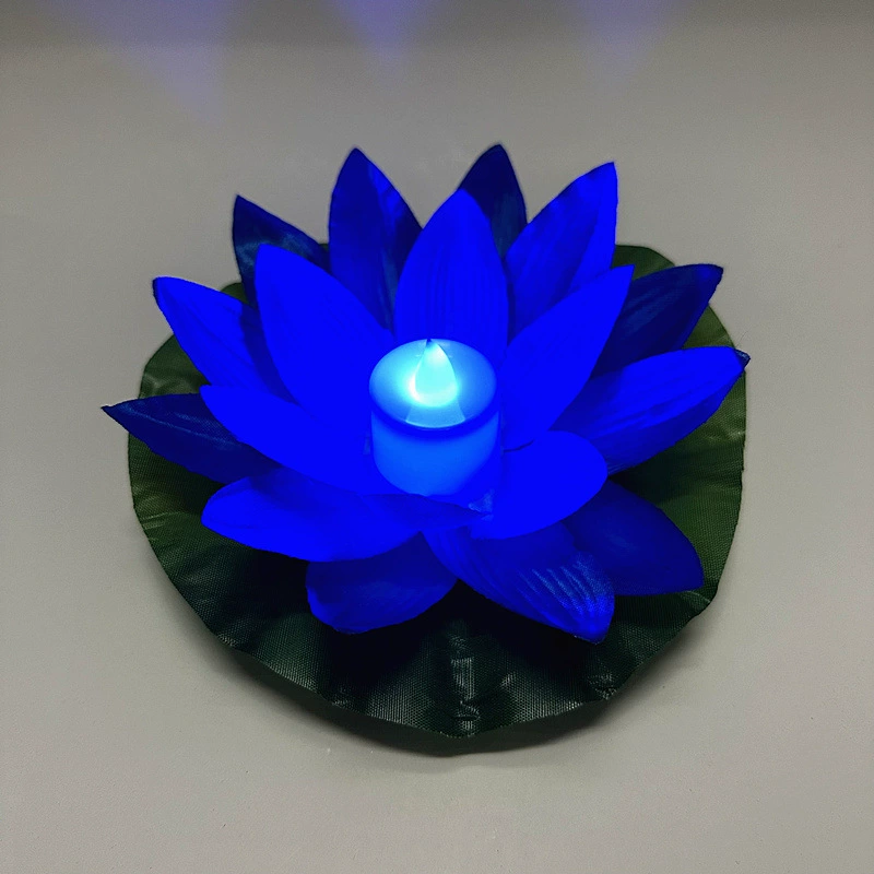 鼎承 Silk candle, lotus flower, flashlight, (Physicals)