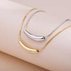 水滴项链2021年新款女相思豆简约欧美ins风气质时尚925纯银锁骨链