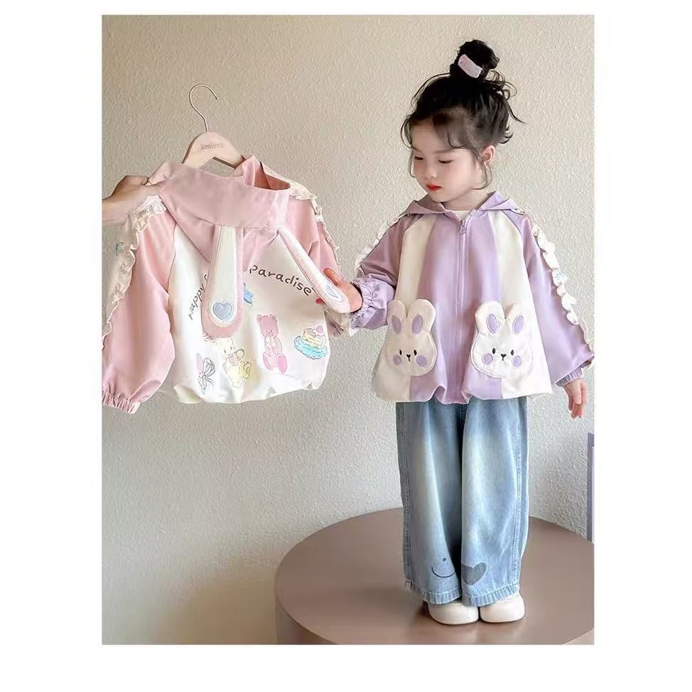 Chaqueta de primavera para niños, primavera y otoño, nueva chaqueta con capucha, chaqueta de moda para niños y niñas, chaqueta de manga larga