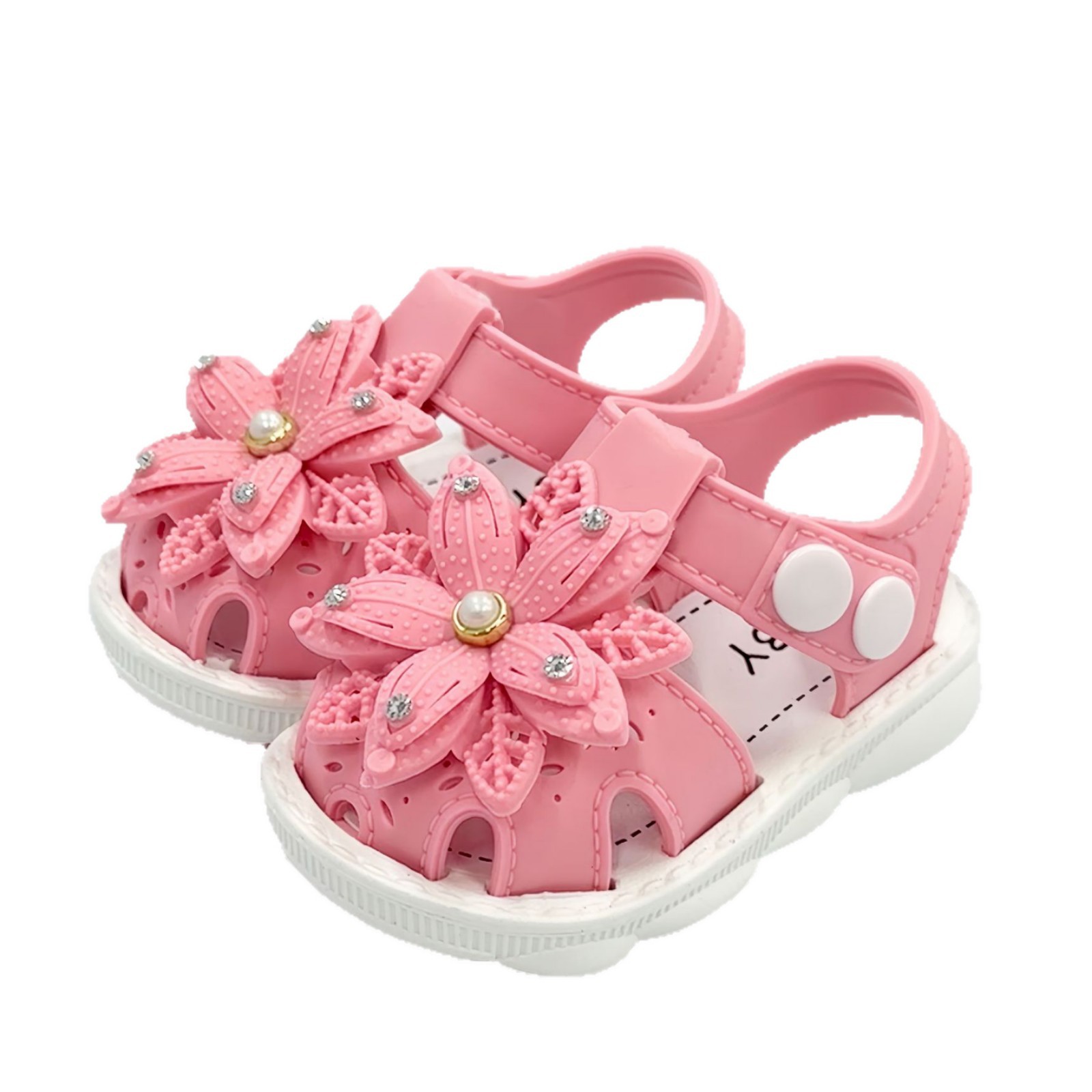 Fábrica de sandalias para niñas de verano para exportación directa comercio exterior e-commerce al por mayor Baotou zapatos de princesa para niños pequeños