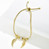 Bracelet stainless steel, golden jewelry, Korean style, internet celebrity