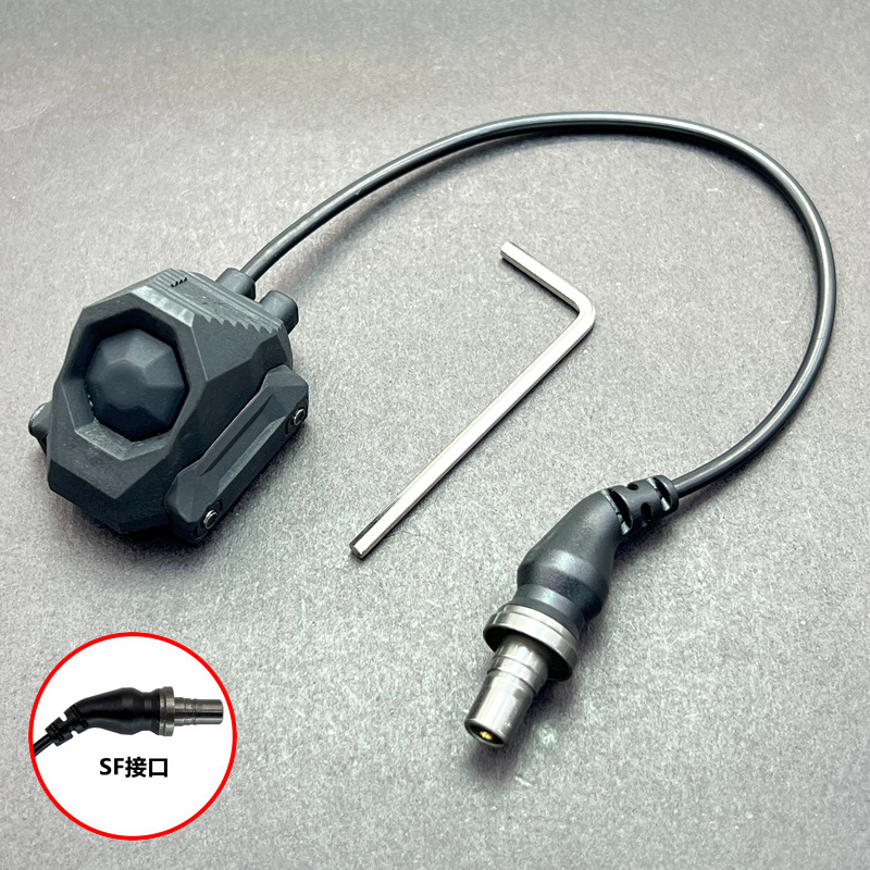 Iluminación al aire libre M300A / M600C linterna táctica AXON-SL de doble función de control de cable de cola de ratón interruptor UN