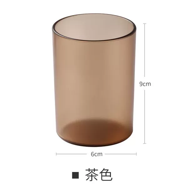 [透明茶色杯子]