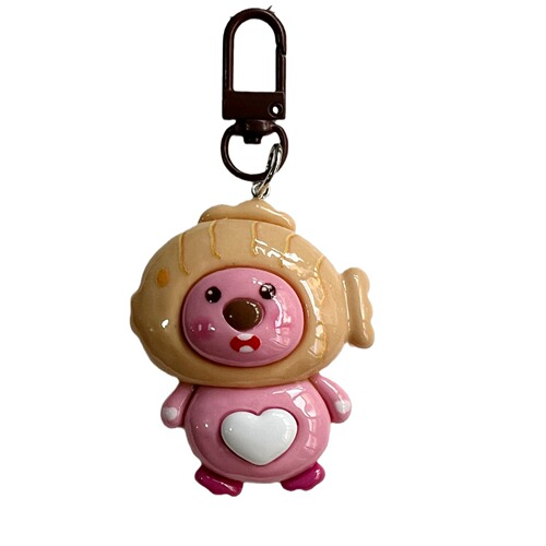 Large sea carp three-dimensional cross-dressing keychain sweet girl bestie couple gift school bag pendant accessories pendant