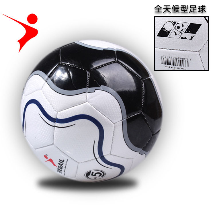 REAGAIL Football Wholesale V-Stripe 3D Victory Flower 5102PU Machine-Stitched Size 5 Soccer Ball for Students & Training