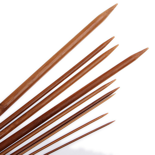 36cm long national standard sweater needle, carbonized bamboo needle, wool straight needle, stick needle, knitting scarf and hat tool set
