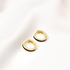 Retro fashionable earrings, universal ear clips, European style, simple and elegant design