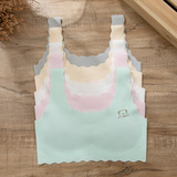 Летнее нижнее белье, дышащий бюстгалтер для школьников, бюстгальтер-топ, подходит для подростков