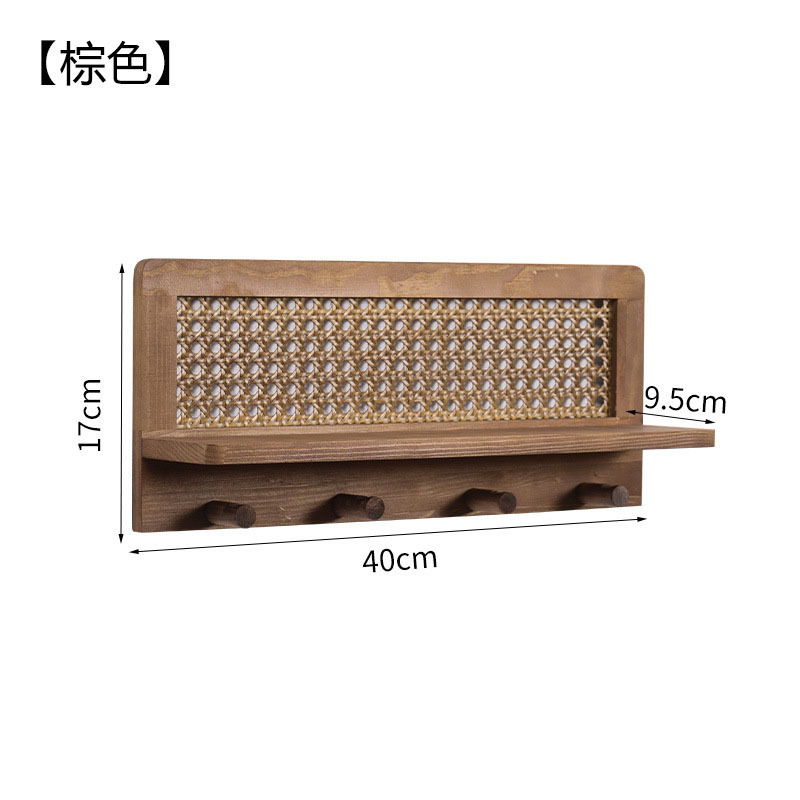 Amazon sala de estar colgante de madera pared colgante de pared estante de almacenamiento colgante de llaves de puerta de entrada marco de madera
