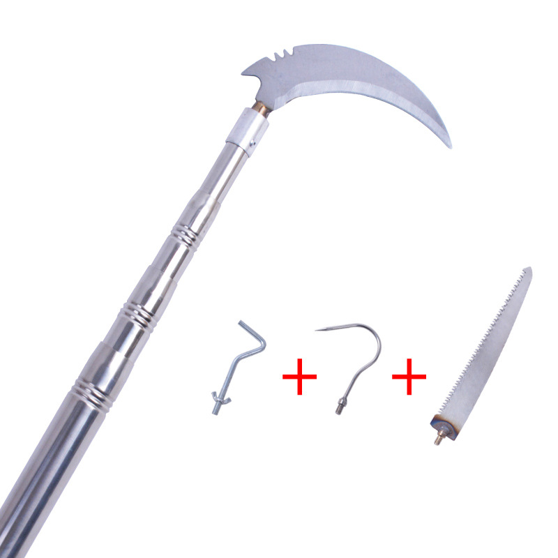 抄网杆一送4钩刀锯4