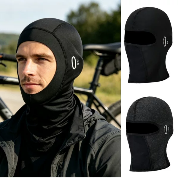 Cross-Border Cycling Sun Protection Mask, Motorcycle Full-Face Ice Silk Helmet, Anti-Uv Headgear, Breathable Face Mask