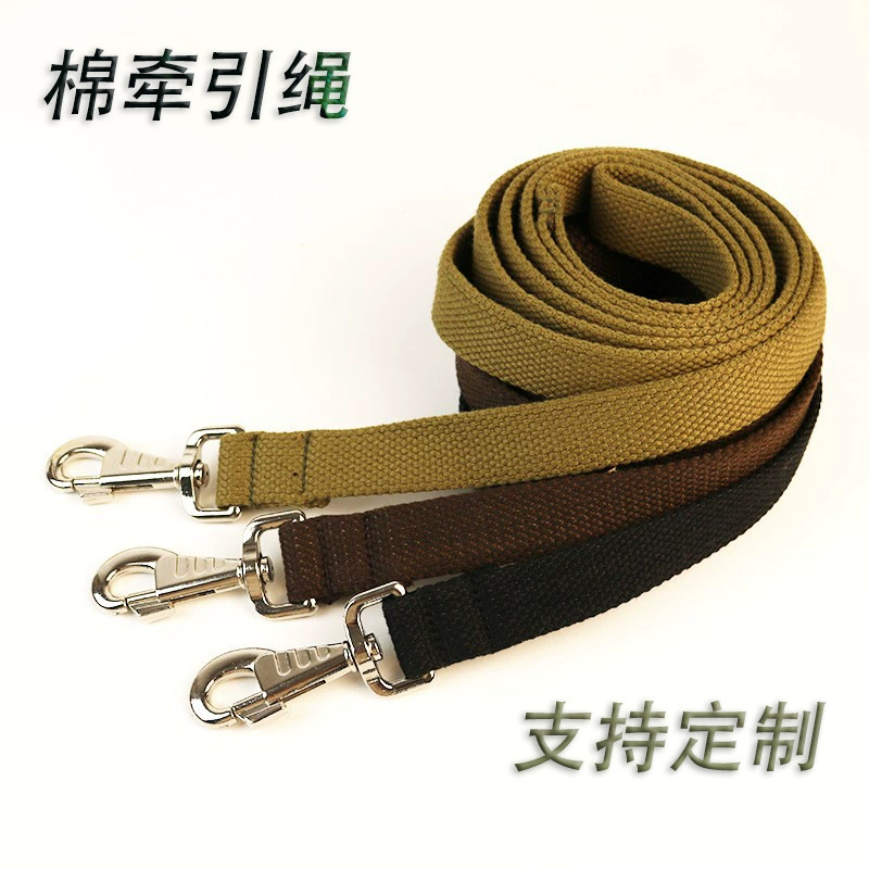 Холщовый поводок для собак, тренировочный поводок для собак, поводок для собак, большой и средний поводок для собак, оптовая продажа, в наличии