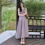 无袖小众法式夏季连衣裙