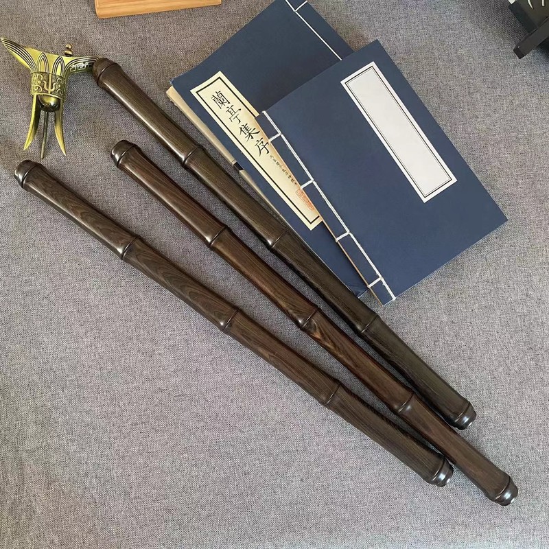 紫光檀竹節盤は棒を遊んで、武術の棒を遊びます。|undefined