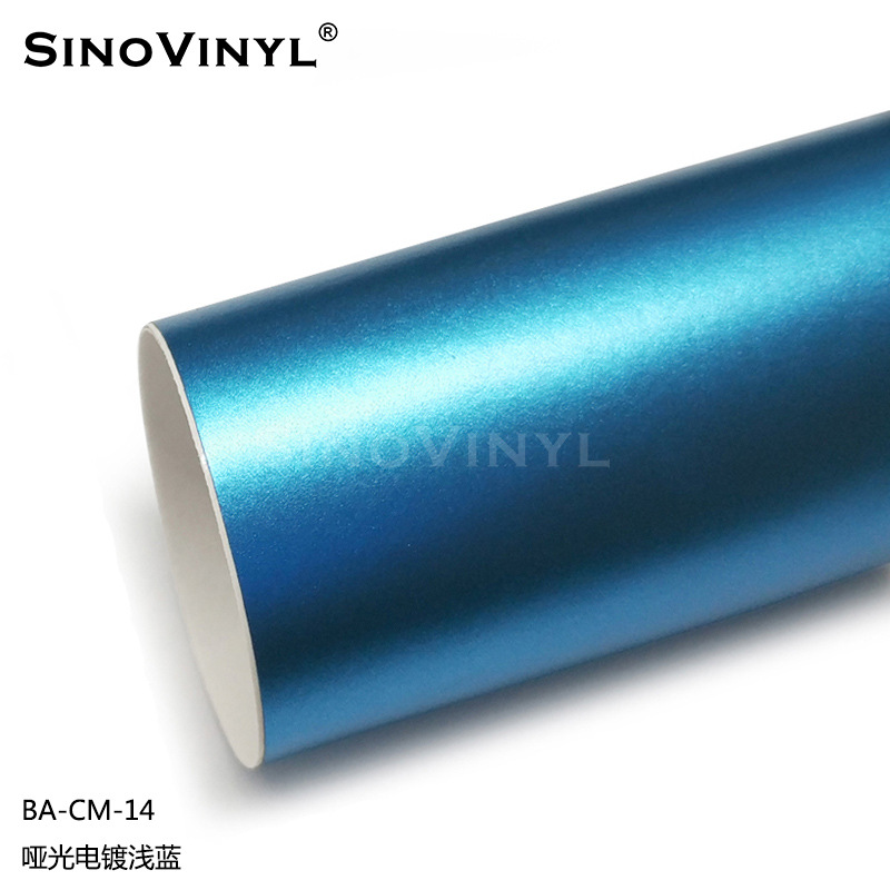 Carlake mate galvanoplastia película de hielo que cambia de color película de plata mate película del cuerpo Etiqueta interior del coche teléfono móvil película protectora