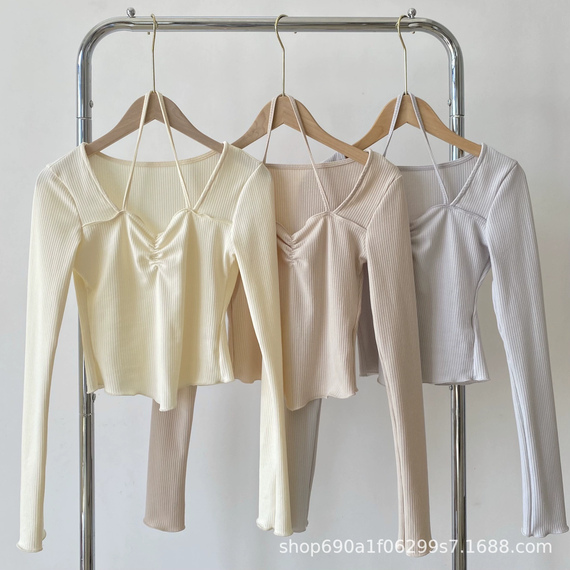 Укороченный Топ с воротником балета