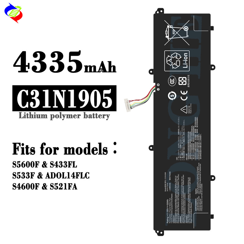Suitable for Asus S5600F/S433Fl/S533F/Adol14Flc Laptop Battery C31N1905 Wholesale