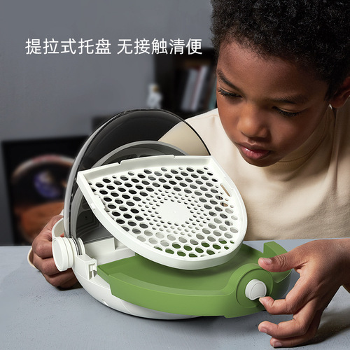 Scientific canned silkworm breeding space capsule children's insect observation box student biological breeding bucket silkworm breeding set