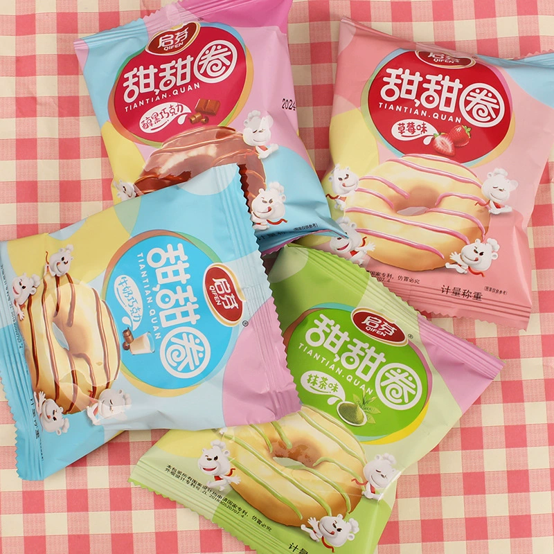 Qifen пончики 20 шоколадных клубничных тортов для завтрака выпечка послеобеденный чай закуски