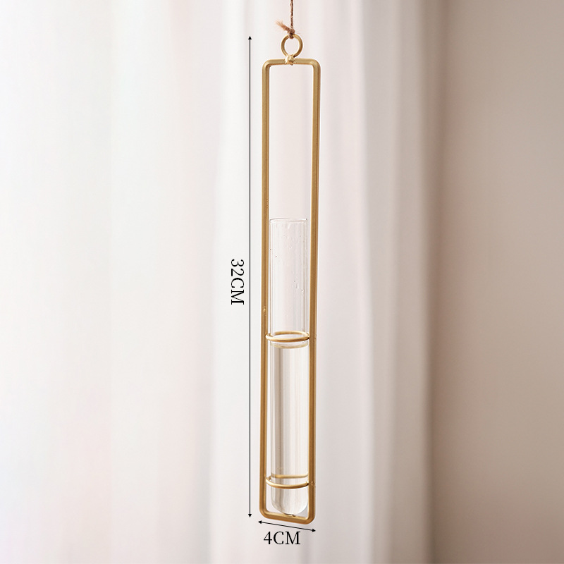 착용 로프 수경 꽃병 대형-골드