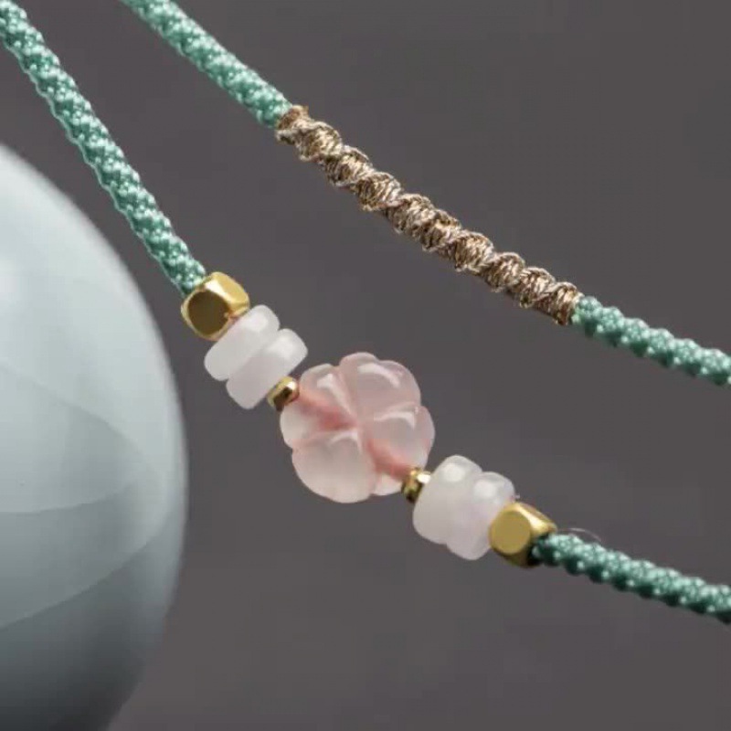 (2개) 목걸이 로프 반 완성 된 새로운 스타일 조정 가능한 얇은 여성용 끈 마노 크리스탈 펜던트 목걸이 헤어