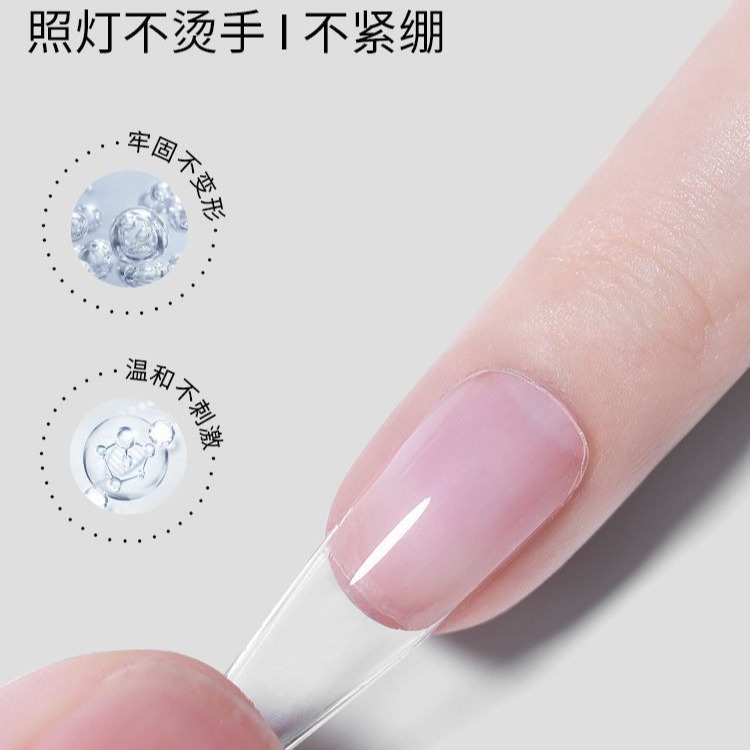 Adhesivo de estado sólido adhesivo de uñas duradero y firme adhesivo de construcción especial de tienda de uñas