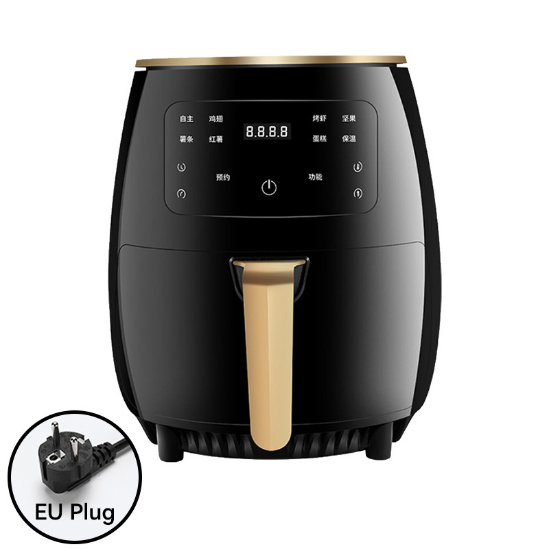 新款空气炸锅智能触屏多功能薯条机6LAir Fryer110V220V欧美英规|undefined