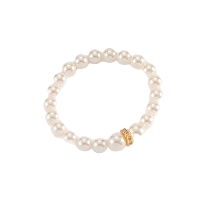 French Elegant Pearl Bracelet: Gold Jewelry + Gradient Beads, the Exquisite Atmosphere on the Wrist