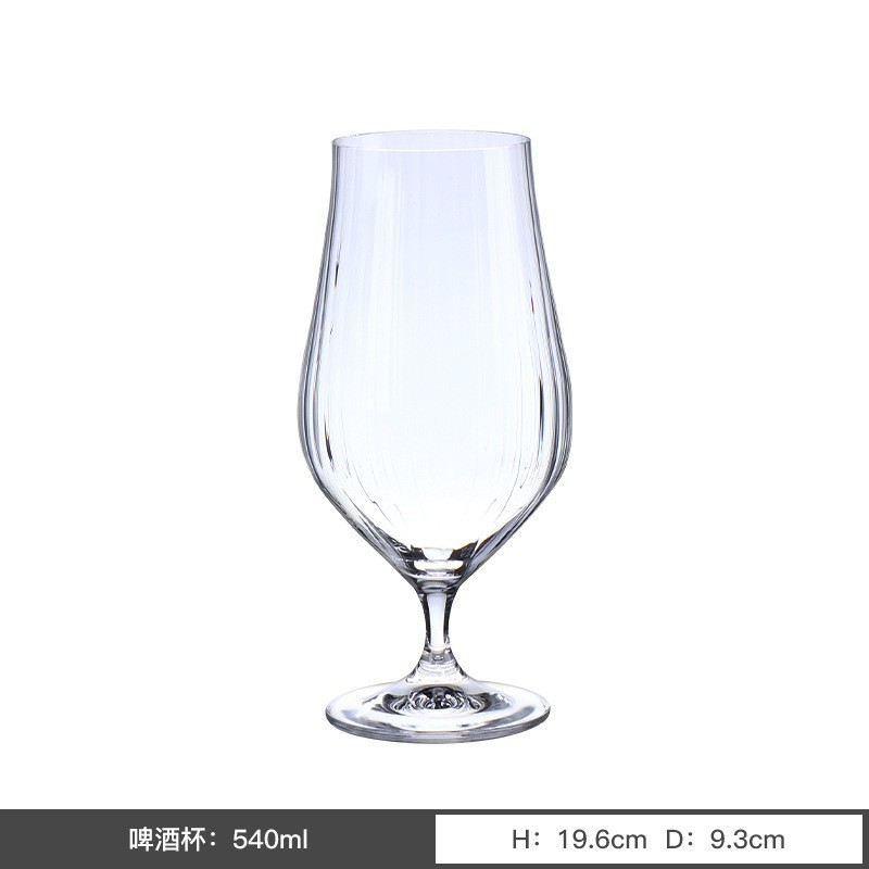 Checo puro original importación de cristal sin plomo taza de vino vino vino vino de champagne taza de cristal de alta calidad estrictamente elegido taza de cerveza comercial