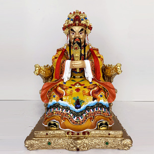 Pure Copper Statue of Dragon Five, Five Emperors, Guan Ji Dragon King, God of Wealth, Five Talisman Mountain Dragon Five Buddha Statue, All-Copper for Home Use