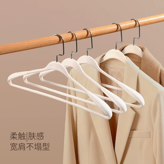 宽肩大衣衣架家用挂衣无痕防滑防肩角不起包衣服架子晾晒成人衣撑