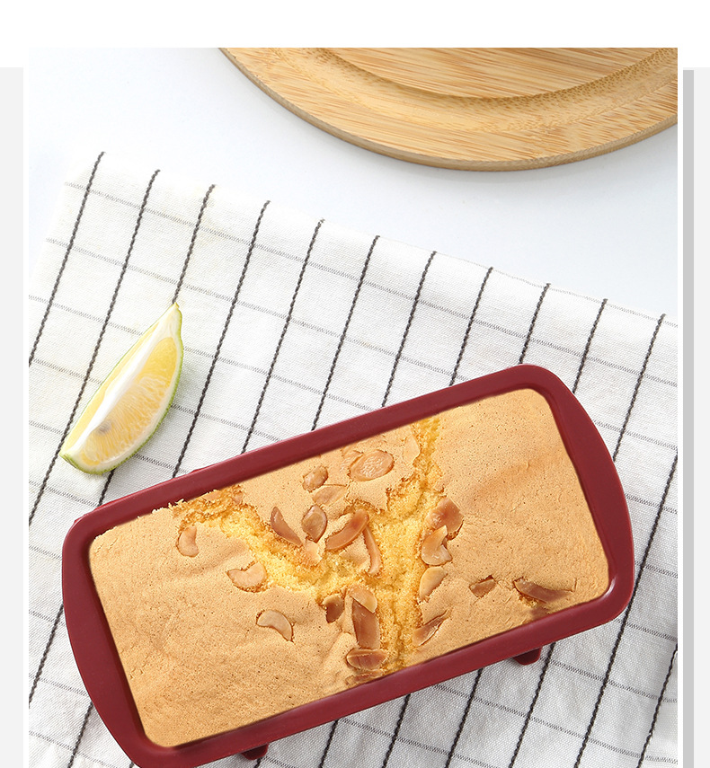 Silicone Cake Mold Rectangular Loaf Pan DIY Baking Tool Easy To Unmold Toast Mold For Kitchen Home & Garden_voghion.com