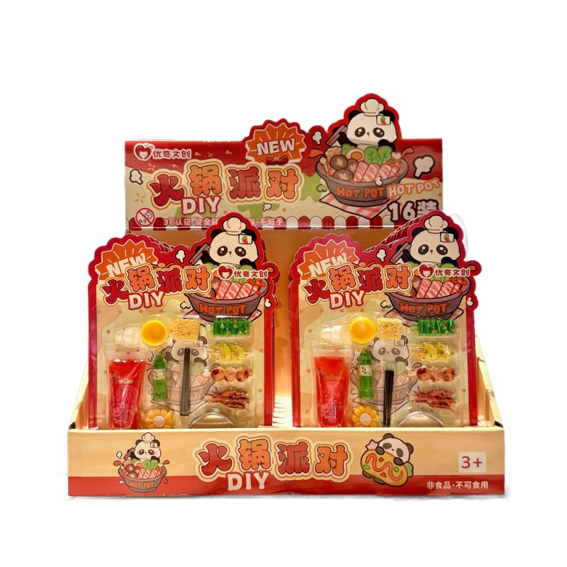 Hotpot Party Juguetes para niños entretenidos juguetes hechos a mano DIY Hotpot Juguetes