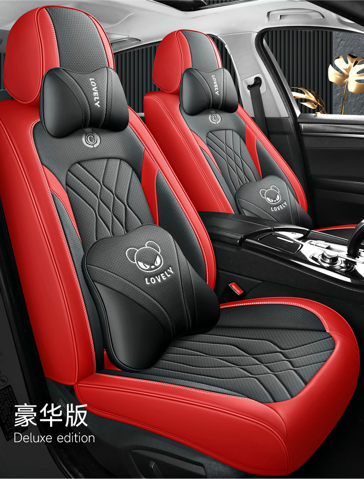 2025 New All-Inclusive Full Leather Four-Season Universal Car Cushion Seat Cover Manufacturer Wholesale