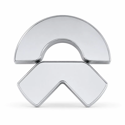 Car logo: cloisonné enamel, special base for