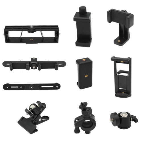 Manufacturer wholesales mobile phone tripod, additional camera position, light stand, rotating one-clip metal head, live broadcast bracket accessories