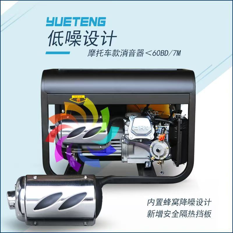 Generador de gas portátil multicombustible gas natural licuado fuente de alimentación de emergencia doméstica generador de gas de carbón