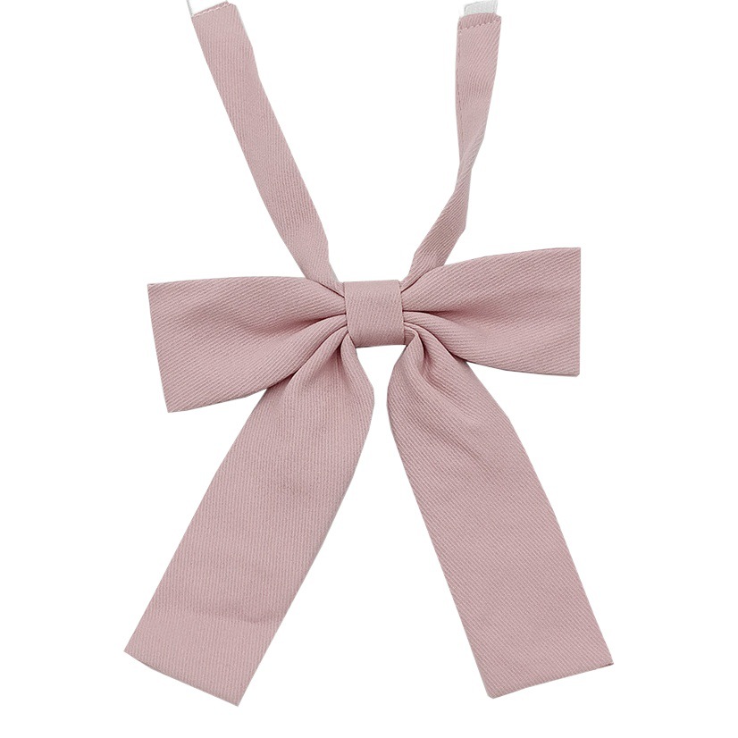 Fabricante en stock color sólido corto pequeño mango largo pajarita mujer nueva moda coreana chica arco corto mango cinta